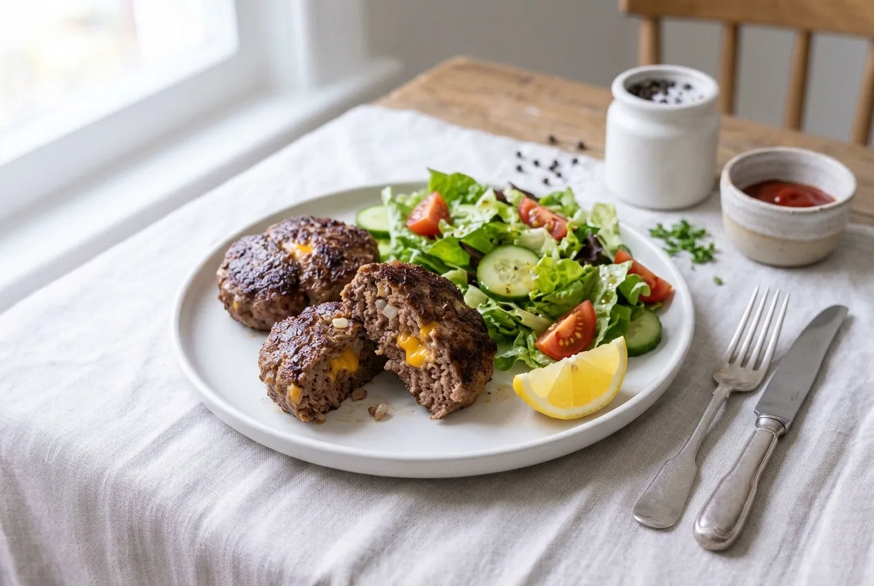 Cheesy Beef Patties
