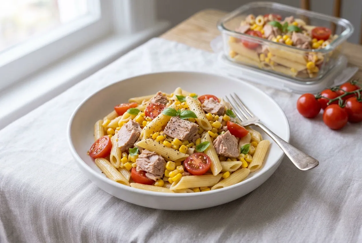Cold Tuna Pasta Salad