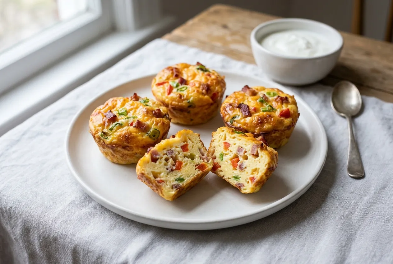 Egg Muffins with Bacon and Cheese