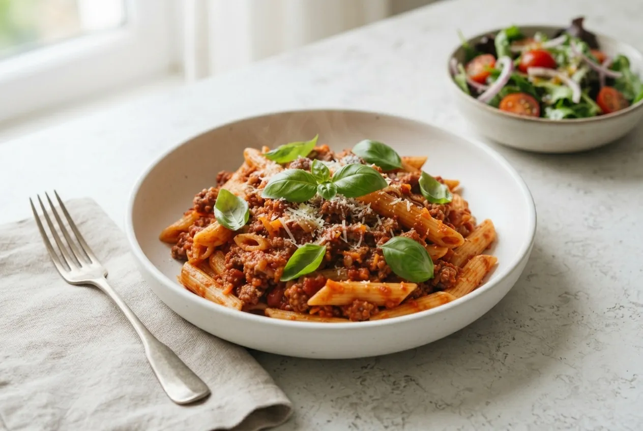 Healthy Pasta Bolognese
