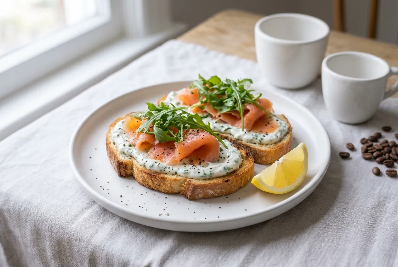 Smoked Salmon Toast